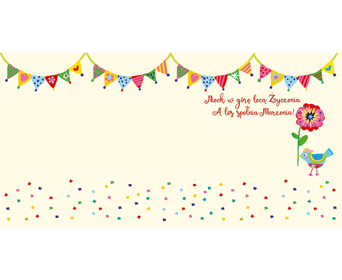 Greeting paper card B6 Dog, 1 pc